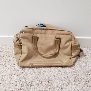 Tumi Tan Nylon Travel Bag